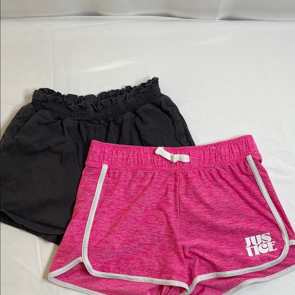 Justice Kids Shorts in Pink and Black